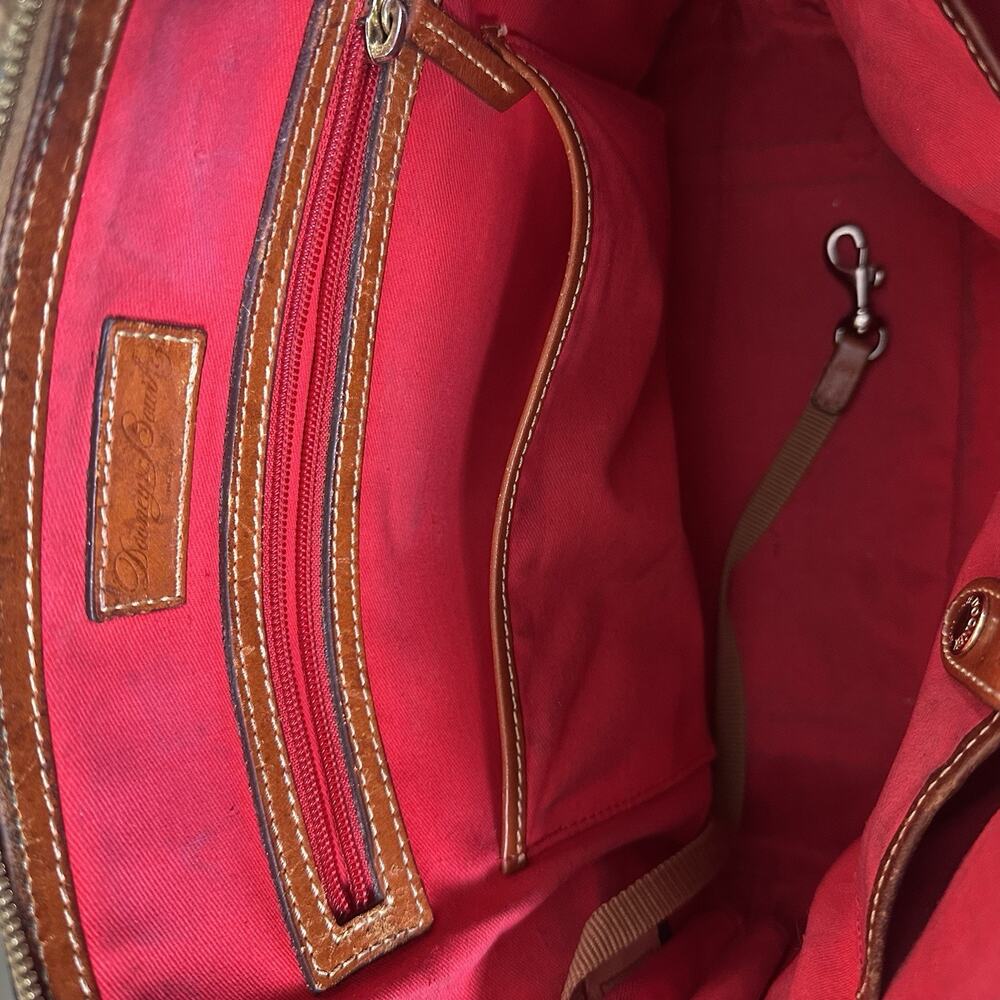 Dooney & Bourke Satchel All Weather Leather Pebbled shoulder strap Flaws - Picture 7 of 16